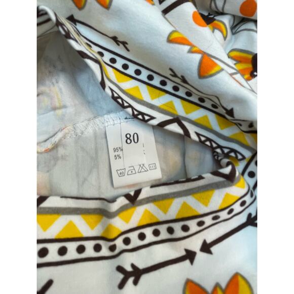 Thanksgiving Outfit Baby Sz 80 Leggings 1 Piece Cap Turkey Beanie Baby Lot of 4 - Picture 6 of 12